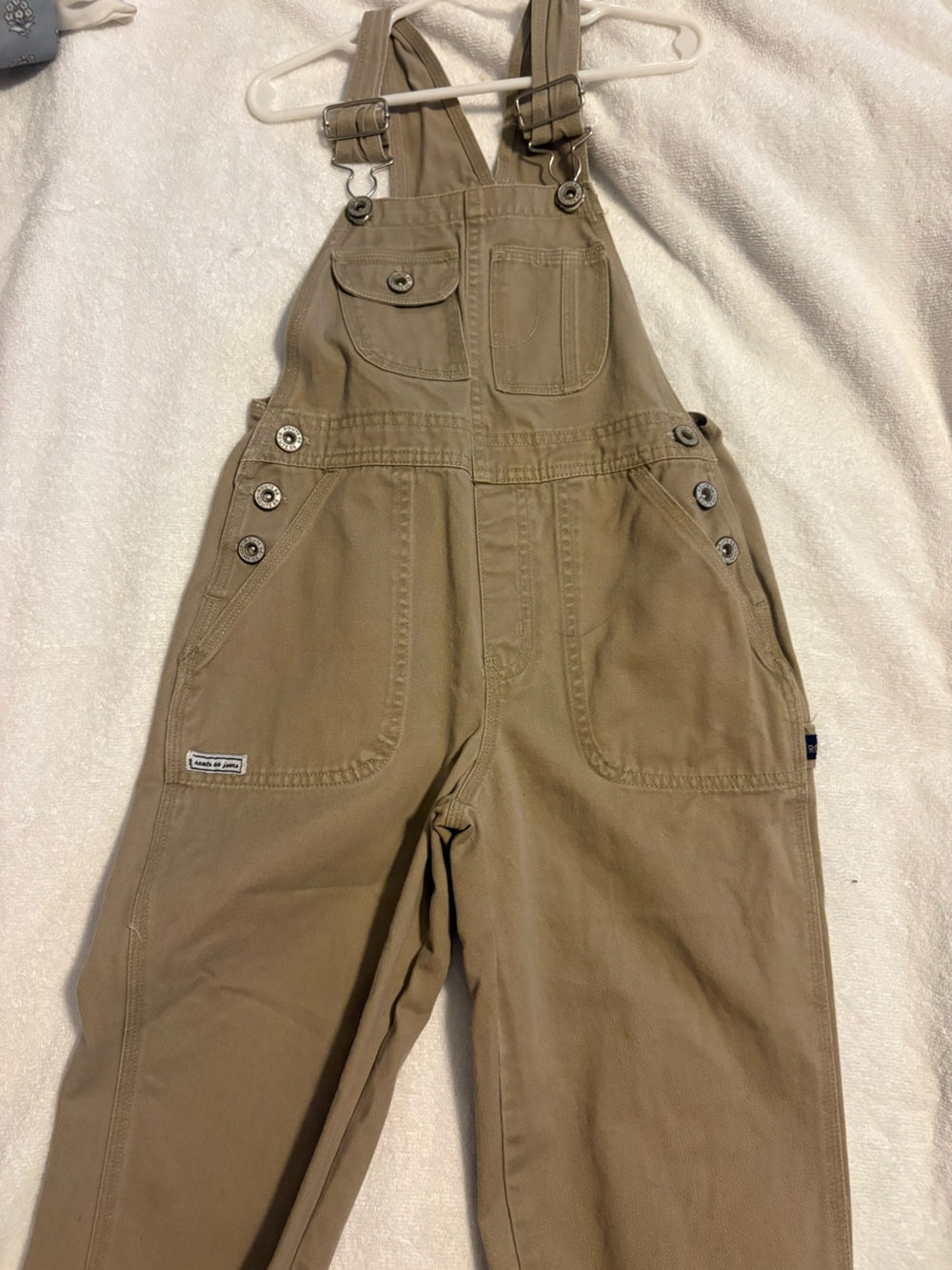 Route 66 Tan Kids Overalls